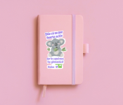 Koala Sticker on Notebook